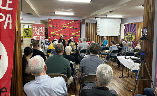 book tour event
